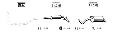 Układ wydechowy ASMET SK212000