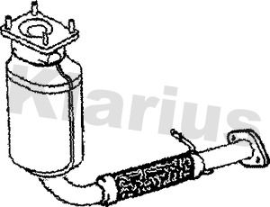 KLARIUS 321155 Катализатор  для FORD MONDEO II седан (BFP) 1.8 TD