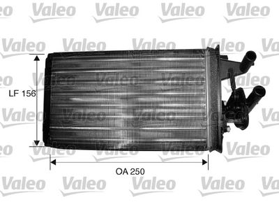 VALEO 812156 Радиатор печки  для FIAT TIPO (Фиат Типо)