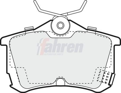 Fahren Brake Pad Set, disc brake FBP3041