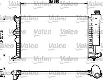 VALEO 732597 Крышка радиатора  для PEUGEOT 406 (Пежо 406)