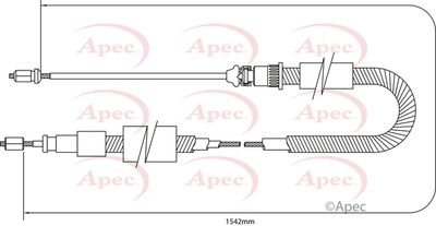 APEC Cable Pull, parking brake CAB1339