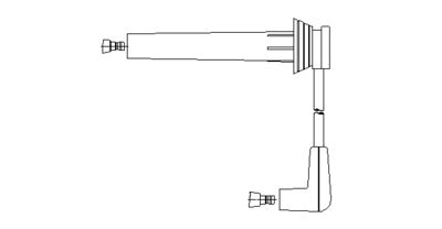 Провод зажигания BREMI 3A61/22 для CHRYSLER STRATUS