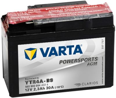 Стартерная аккумуляторная батарея VARTA 503903004A514 для HONDA X8R