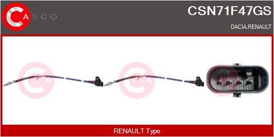SENZOR TEMPERATURA GAZE EVACUARE