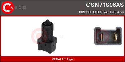 COMUTATOR LUMINI FRANA CASCO CSN71S06AS