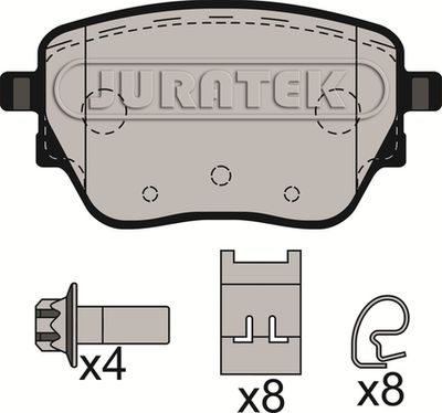 Brake Pad Set JURATEK JCP8591