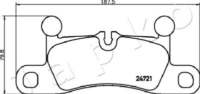 Brake Pad Set, disc brake 510925