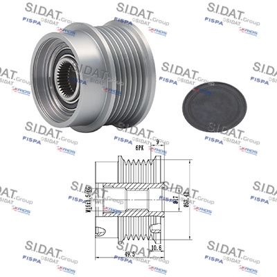 механизъм за свободен ход на генератор SIDAT 455098