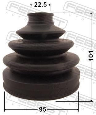 Bellow, drive shaft 0217-C24