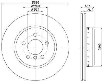 DISC FRANA HELLA 8DD355120661 3