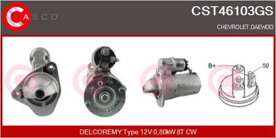 Стартер CASCO CST46103GS для CHEVROLET SPARK