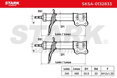 амортисьор STARK SKSA-0132833