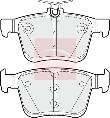 APEC Brake Pad Set, disc brake PAD1903