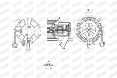 INNENRAUMGEBLäSE WALKER WBL01431 8