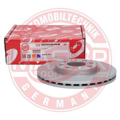 Brzdový kotúč (cena za 1ks) MASTER-SPORT GERMANY 24012202311PR-PCS-MS