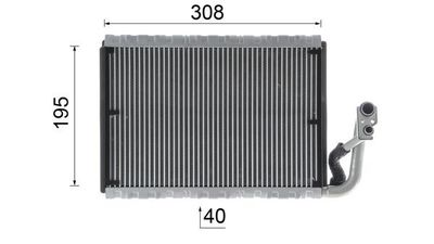 EVAPORATOR AER CONDITIONAT MAHLE AE91000P 10