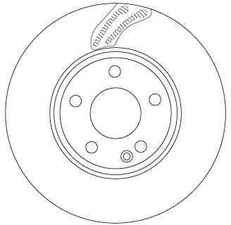 Bromsskiva TRW DF6591