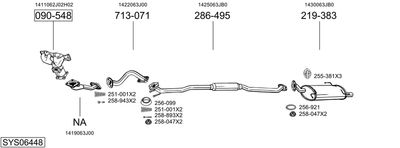 SISTEM DE ESAPAMENT BOSAL SYS06448