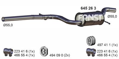 MITTELSCHALLDäMPFER ERNST 645263
