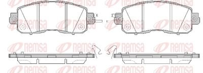 Brake Pad Set, disc brake 1517.04