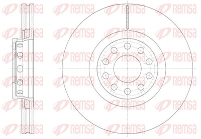 REMSA 61362.10 Тормозные диски для VW PASSAT B5.5 Variant (3B6)