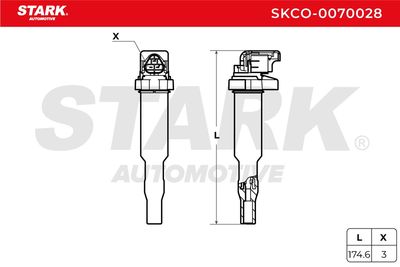 запалителна бобина STARK SKCO-0070028