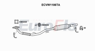 Katalizator EUROFLO 6Q0254504CX