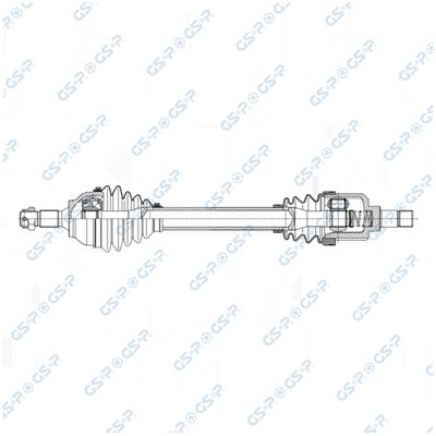 полуоска GSP 210255OL