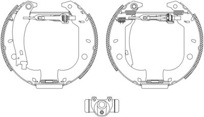 MINTEX MSP020 Тормозные колодки барабанные  для FIAT TIPO (Фиат Типо)
