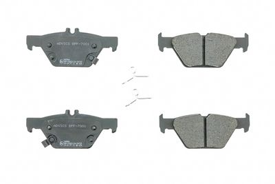 комплект спирачно феродо, дискови спирачки AISIN BPF-7001