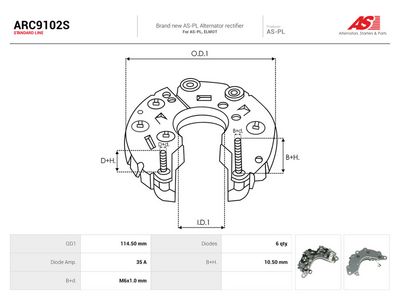 Ensretter, generator AS-PL ARC9102S