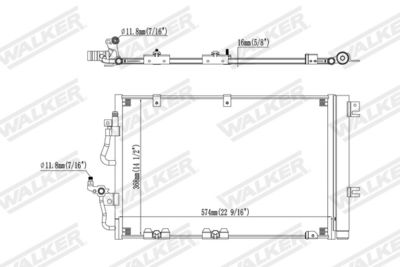 CONDENSATOR CLIMATIZARE WALKER WCD00311 6