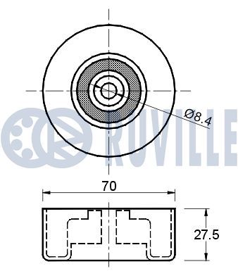 ROLA GHIDARE/CONDUCERE CUREA TRANSMISIE RUVILLE 540893 1