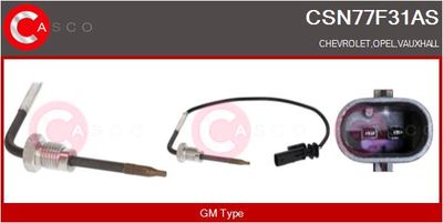 SENZOR TEMPERATURA GAZE EVACUARE