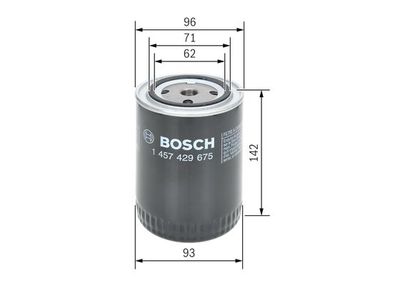 Bränslefilter BOSCH 1 457 429 675