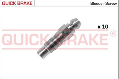 Brake vent (M8x1mm) 10 stuks. pak past: FORD ECONOVAN  KIA PRIDE, RETONA, RIO I, SPORTAGE  MAZDA 121 I, 121 II, 323 C IV, 323 C V, 323 F IV, 323 F V, 323 II, 323 III, 323 P V 1.0-3.0 03.79-02.05