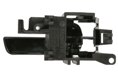 Door handle Achter/Voor Links (binnen, zwarte textuur) past: NISSAN NAVARA D40 01.05-01.15