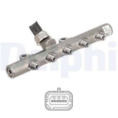 Rura rozdzielacza, paliwo DELPHI 9144A221A-12B1