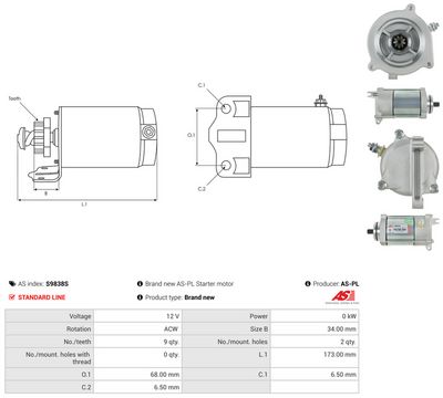 STARTER AS-PL S9838S 4