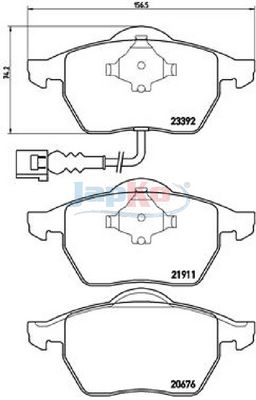 SET PLACUTE FRANA FRANA DISC JAPKO 500906 1