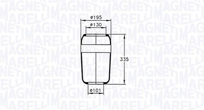 MAGNETI MARELLI Federbalg, Luftfederung