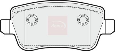 APEC Brake Pad Set, disc brake PAD1506