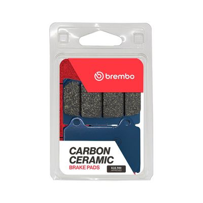 Brake pads Voor, beoogd gebruik: route, materiaal: keramisch / koolstof-7, 53,9x74,3x8,8mm past: YAMAHA FJ, FZR, TDM, XJ, XJR, XVZ 750-1300 1987-2003