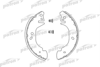 PATRON PSP542 Тормозные колодки барабанные  для FORD TRANSIT (Форд Трансит)