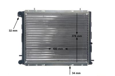 RADIATOR RACIRE MOTOR MAHLE CR152000S 1