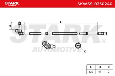 датчик, обороти на колелото STARK SKWSS-0350240