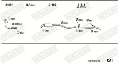 Изпускателна система WALKER CIK008804