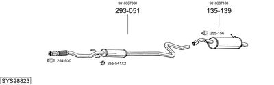 Układ wydechowy BOSAL SYS28823