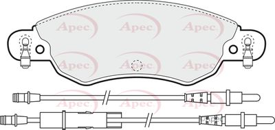 Brake Pad Set APEC PAD1281